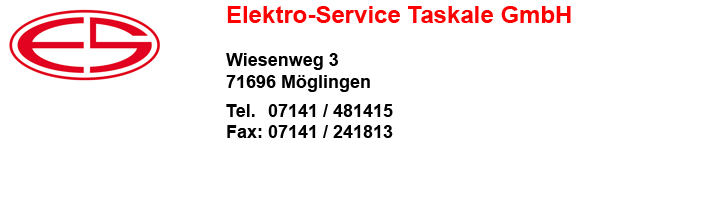 Elektro-Service Taskale GmbH, 71696 M&ouml;glingen, Hausger&auml;te Kundendienst